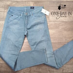 AG Adriano Goldschmied Mid Rise Skinny Jeans Size 27 (4)